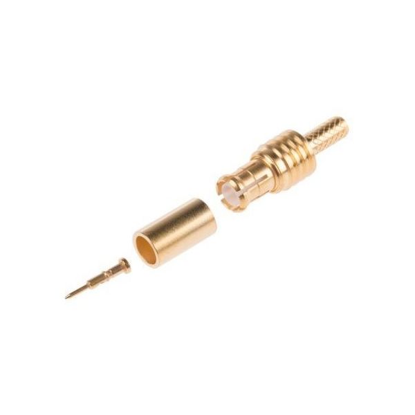 Radiall MCXコネクタ Plug R113082000W 1個 63-4743-39（直送品）