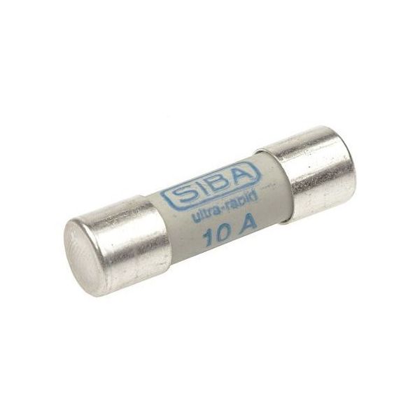 SIBA (シバ) セラミック管ヒューズ 10A 10x38mm 700V ac 1袋(5個入) 50-179-06/10A 1袋(5個)（直送品）