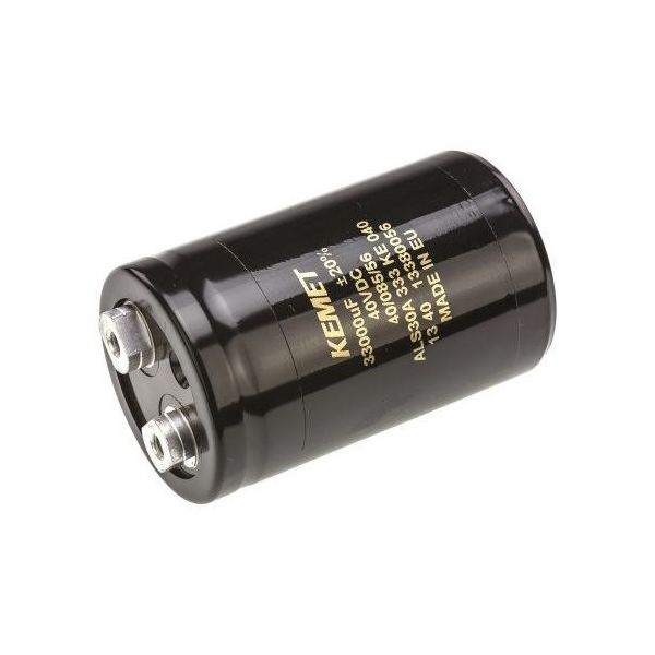 KEMET アルミ電解コンデンサ ネジ端子 33000μF 40V dc ALS30A333KE040 1個 63-4778-07（直送品）