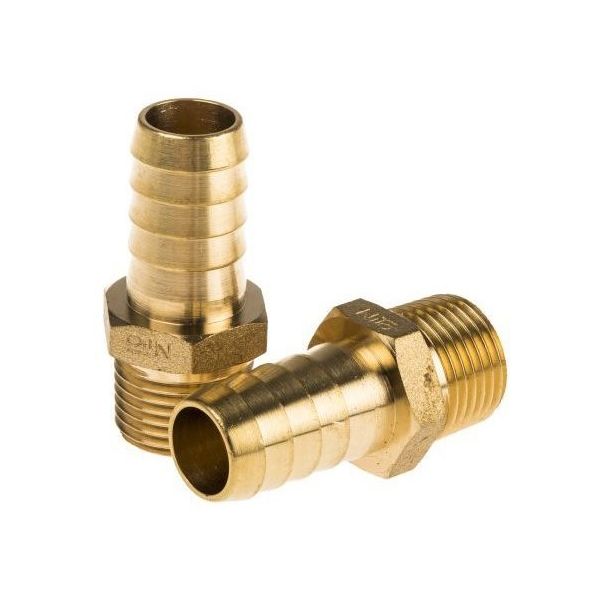 アールエスコンポーネンツ タケノコ継手 真鍮 1袋(2個入) 506-7250 1袋(2個) 63-4840-19（直送品）