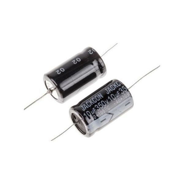 アールエスコンポーネンツ アルミ電解コンデンサ 10μF 350V dc 1袋(5個入) 707-6417 1袋(5個)（直送品）