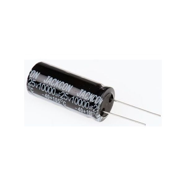 アールエスコンポーネンツ アルミ電解コンデンサ 10000μF 25V dc 1袋(2個入) 711-1214 1袋(2個)（直送品）