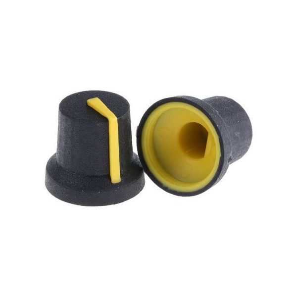 アールエスコンポーネンツ ポテンショメータノブ 6mm D字型 1袋(5個入) 777-7375 1袋(5個) 63-5092-27（直送品）