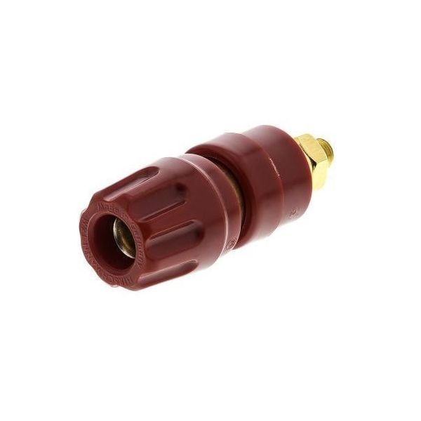 SKS Kontakttechnik バインディングポスト 赤 930103701 1個 63-5100-01（直送品）
