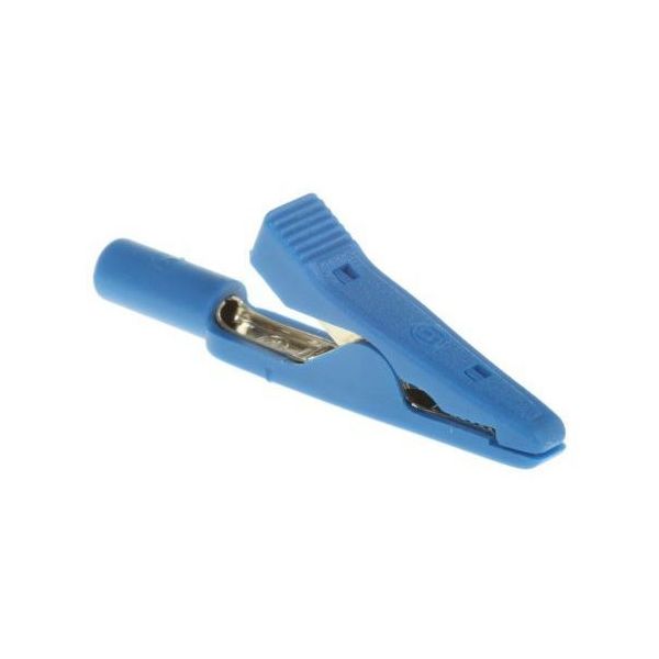 SKS Kontakttechnik ヒルシュマン わに口クリップ 青 930317802 1個 63-5100-17（直送品）