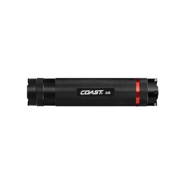 COAST LED懐中電灯 黒 G45 1個 63-7011-29（直送品）