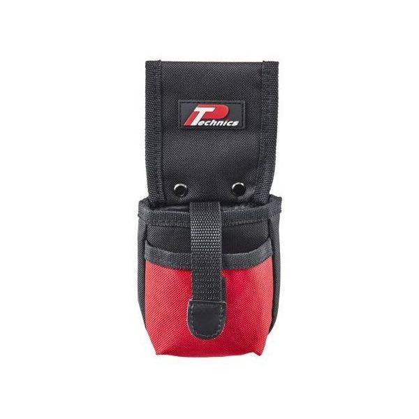 Technics 工具ポーチ ポリエステル 2ポケット PT132 1個 63-7038-36（直送品）