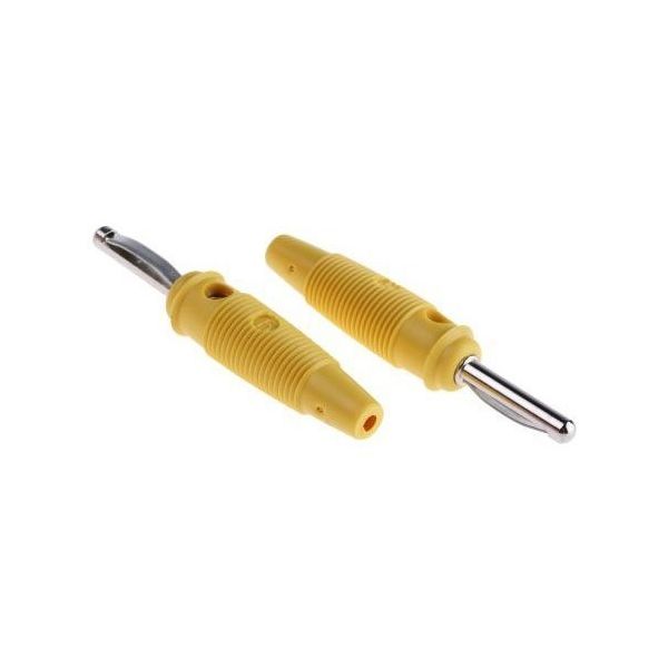 SKS Kontakttechnik PLUG 4MM VQ20 YELLOW 1袋(5個入) 930058103 1袋(5個)（直送品）