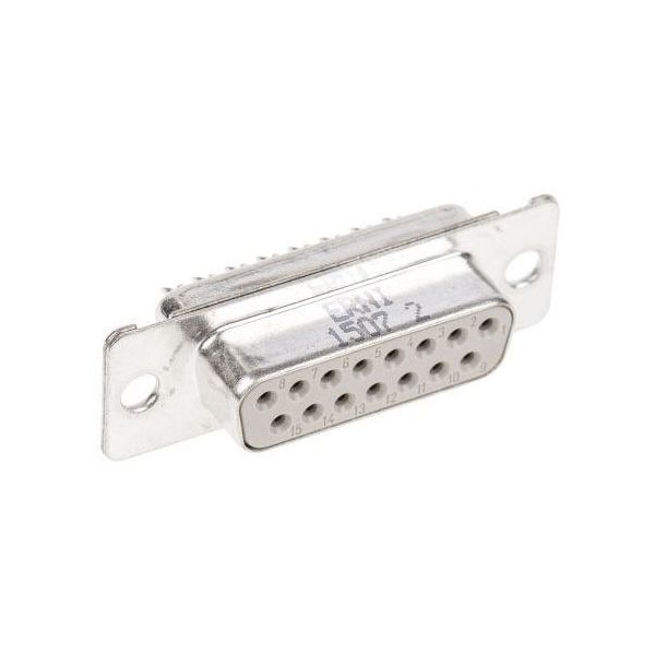 ERNI Electronics Dーsubコネクタ (はんだ端子) メス 15極 004620 1個 63-7454-81（直送品）