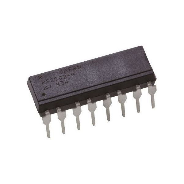 フォトカプラ ダーリントン出力 4 16ーPin スルーホール実装 1セット(20個入) PS2502-4-A 1セット(20個)（直送品）