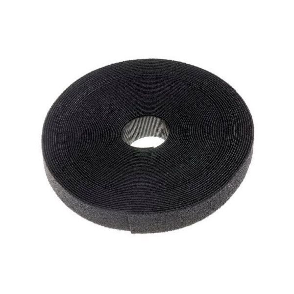 アールエスコンポーネンツ マジックテープ 20mm x 10m 黒 890-4187 1個 63-8062-17（直送品）