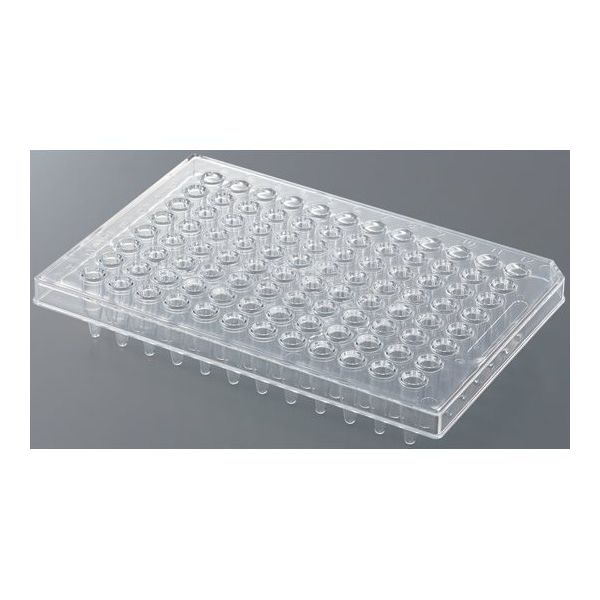 ALPHAGEN 微量保存用PCR96ウェルプレート ハーフカート 0.2mL 20枚入 PCR-96PRD-HS-C 1箱(20枚)（直送品）