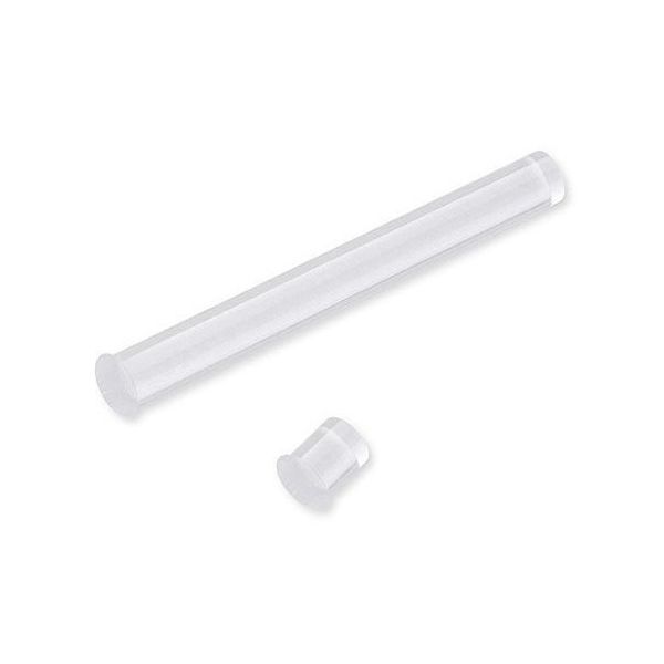 クリア 丸型 レンズ LED照明 アクリル透明棒 クリア色 LED付き 1袋(25個入) LFB025CTP 1袋(25個)（直送品）