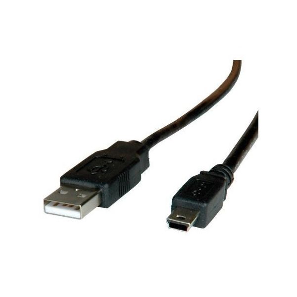 SECOMP USBケーブル 3m USB 2.0 オスUSB A → オスミニUSB B 11.02.8730-10 1個（直送品）