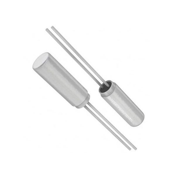 水晶振動子 32.768kHz スルーホール 円筒形容器 ラジアル 基本波 1袋(10個入) AB26T-32.768KHZ 1袋(10個)（直送品）