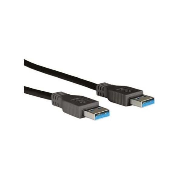 SECOMP USBケーブル 1.8m USB 3.0 オスUSB A → 11.02.8970-50 1個 64-1250-04（直送品）