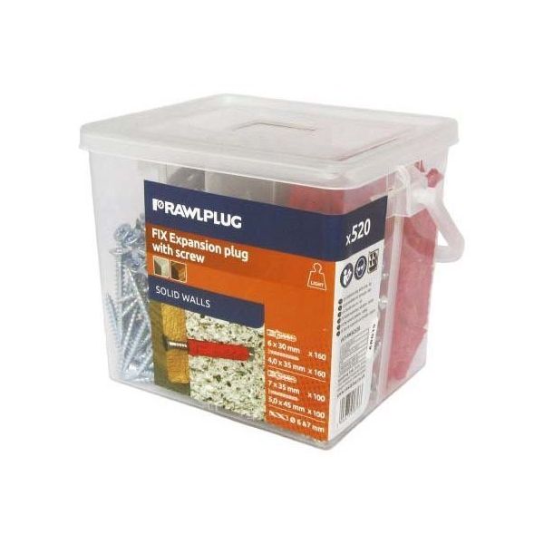 壁プラグ ナイロン 取付穴径5mm 長さ30 mm 35 1袋(520個入) FKT-FMSC520 1袋(520個)（直送品）