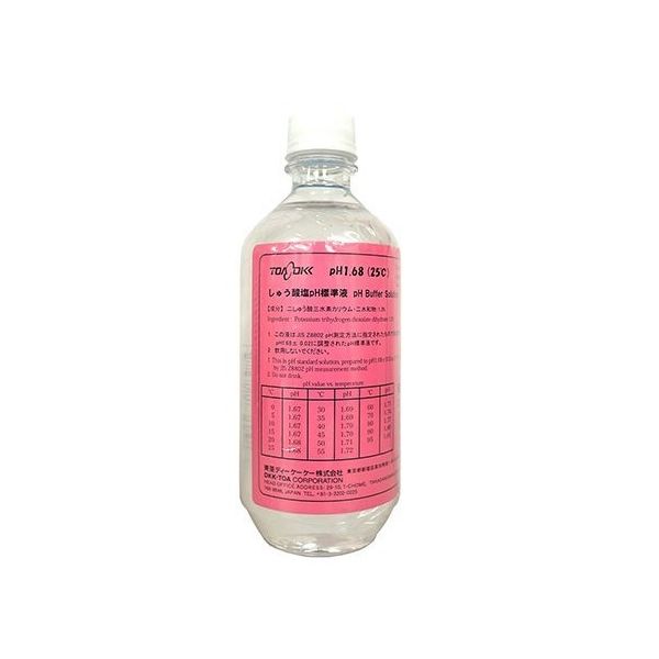 東亜ディーケーケー pH1.68標準液 500mL 143F194 1本 65-1837-42（直送品）