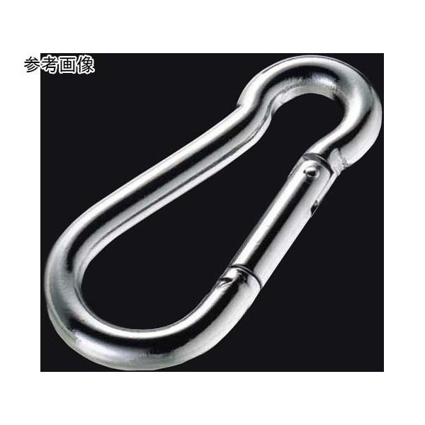 ふじわら カラビナフック ステンレス 4mm KF-4 1個 65-2089-15（直送品）