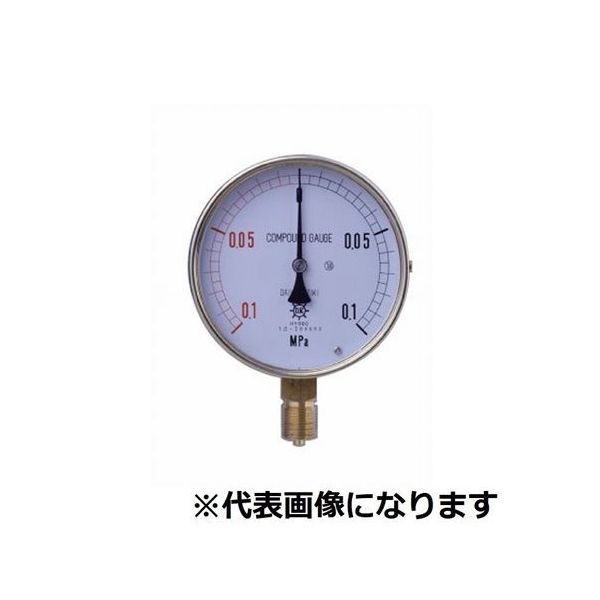 第一計器製作所 HNT汎用連成計 A型 φ100 G3/8 ー0.1~0.3MPA AT3/8-100:0.3/-0.1MPA 1個（直送品）