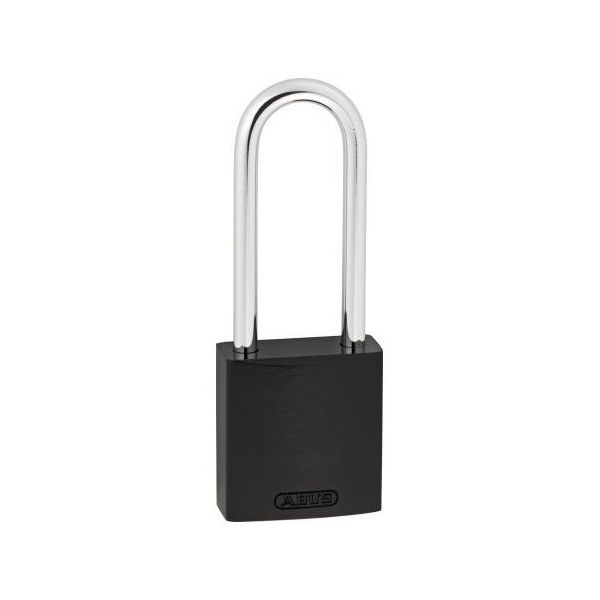 ABUS SecurityーCenter 安全用南京錠 パドロック アルミ、スチール 黒 1803 1個 65-7915-10（直送品）