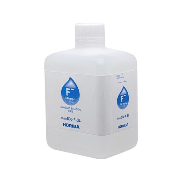 堀場製作所 100mg/L フッ化物イオン標準液 500-F-SL 1本 65-9242-84（直送品）