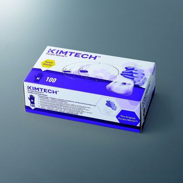 キンバリークラーク パープルニトリルグローブ M 1箱(100枚入) 55082 1箱(100枚) 65-9619-39（直送品）