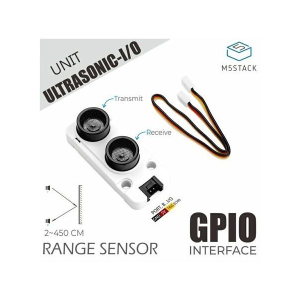 M5Stack M5Stack用超音波測距ユニットI/O M5STACK-U098-B2 1個 67-0411-36（直送品）