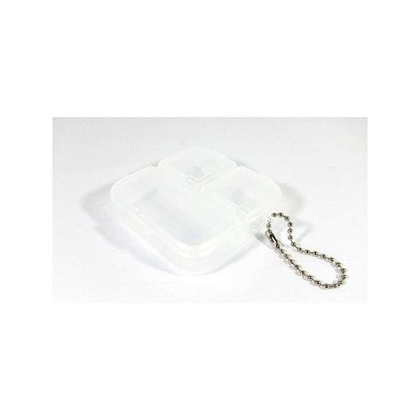 明邦化学工業 パーツケーススクエア3コマケース(ヘッター付) クリアー 506187 1個 63-2916-95（直送品）