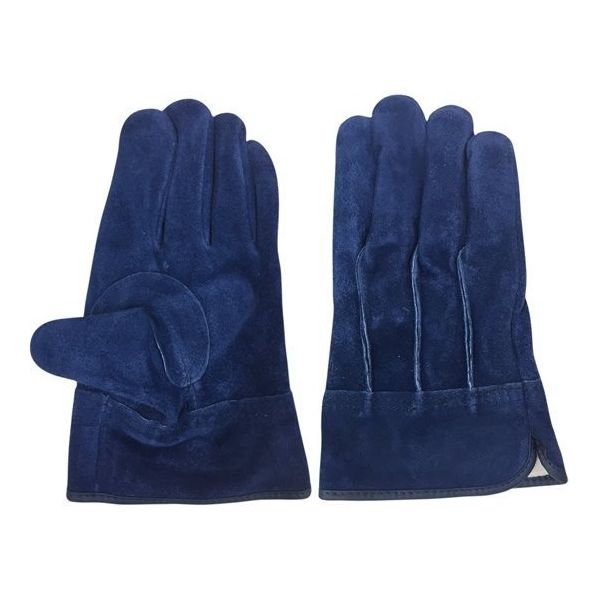 小野商事 牛床革手袋 オイル加工 外縫い 内綿 蒼龍 Mサイズ AG4813-M 1双 65-0306-67（直送品）