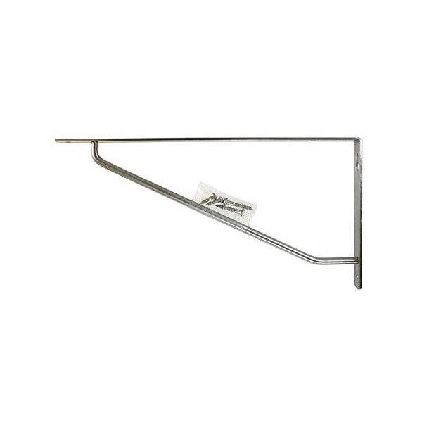 ケイ・ジー・ワイ工業 ステンアーム棚受 180×90mm×15mm×2mm 63-7910-04 1本（直送品）