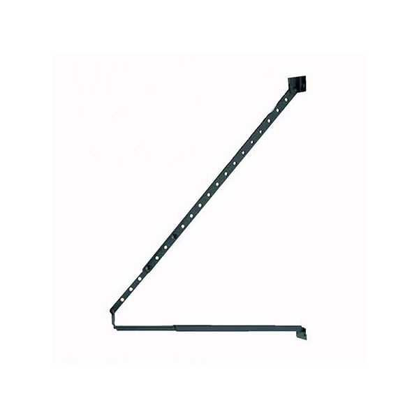 ケイ・ジー・ワイ工業 吊棚受 黒 棚受部分190~350mm×吊り下げ部分350~650mm TT-B 1パック(1セット)（直送品）