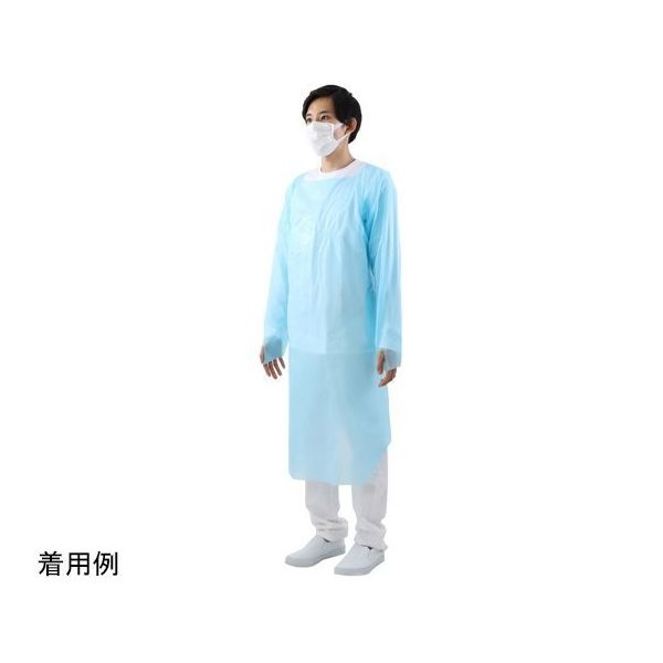 小野商事 アイソレーションガウン CPEガウン 男女兼用フリーサイズ 20着 WS6600 1組(20着) 65-0308-92（直送品）