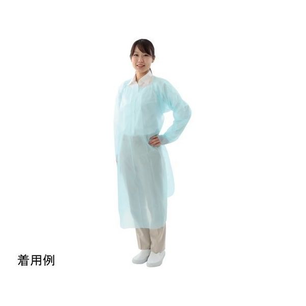 小野商事 アイソレーションガウン CPEガウン 女性用フリーサイズ 20着 WS6610 1組(20着) 65-0308-93（直送品）