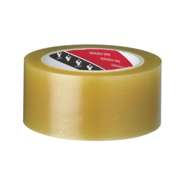 寺岡製作所 パックテープ NO.451 #60 クリーム 50mmX50M 451 C-60-50X50 1巻 61-2758-32（直送品）