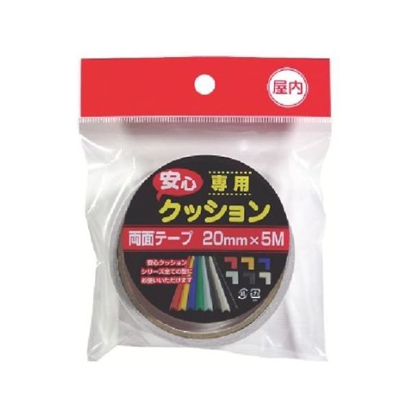 カーボーイ 安心クッション専用テープ屋内 500 1個 67-2205-21（直送品）