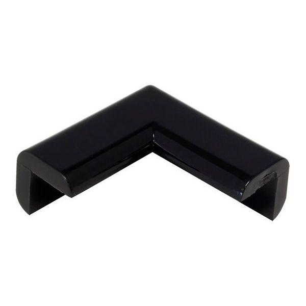 カーボーイ 安心クッションコーナー用 STRONG 屋外対応 極細 ブラック 764 1個 64-9105-66（直送品）