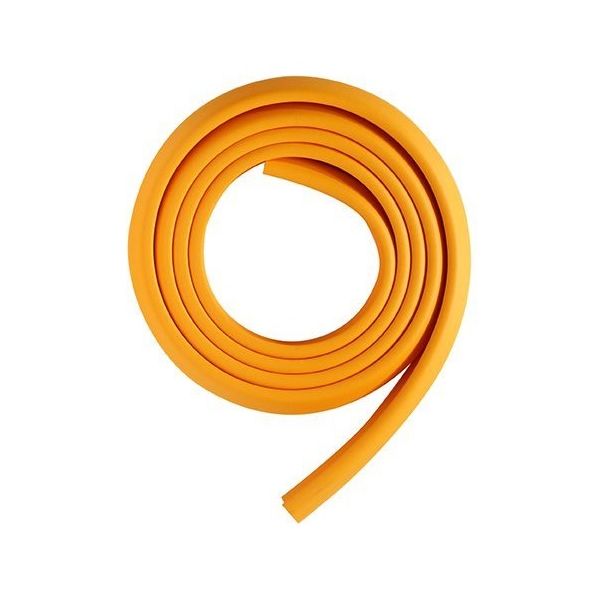 カーボーイ 安心クッション L字型 2m巻 細 イエロー AC-172P 1巻 64-8271-43（直送品）