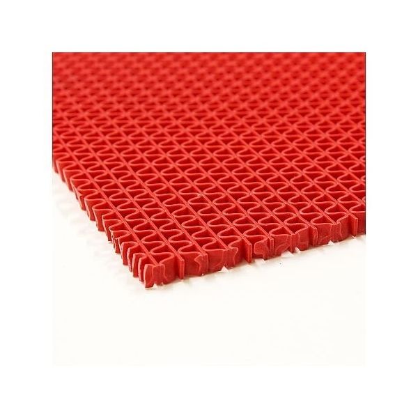 カーボーイ 水切り安全歩行マット 900mm レッド AI-9002RE 1枚 65-9193-19（直送品）