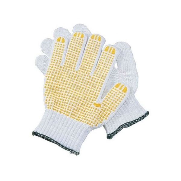 丸和ケミカル 安全すべり止め付き軍手 65-5787-44 1組（直送品）