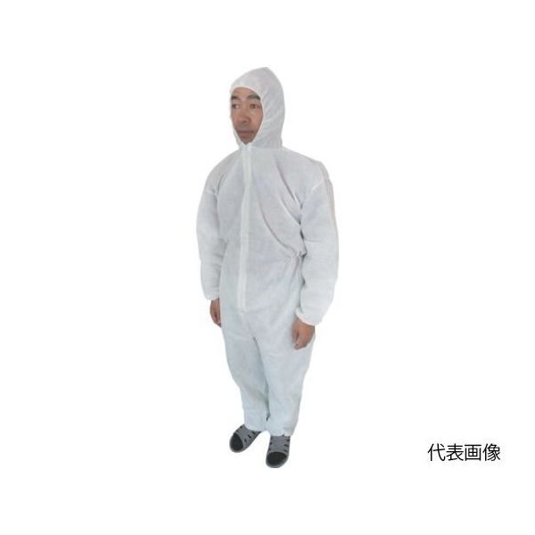 丸和ケミカル 不織布つなぎ服 Mサイズ 6500-M 1着 65-2529-55（直送品）