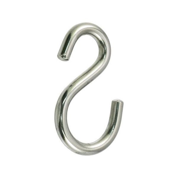 ひめじや ステンレス Sカン S-6 1個 63-5461-59（直送品）