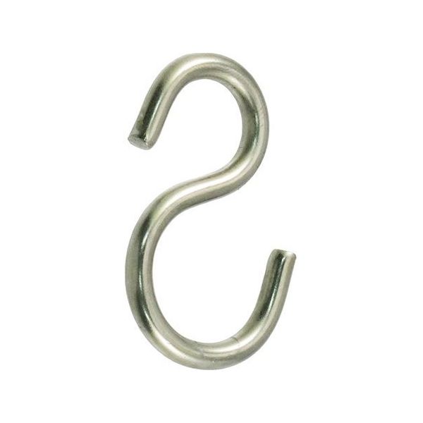 ひめじや ステンレス Sカン S-4 1個 63-5461-57（直送品）