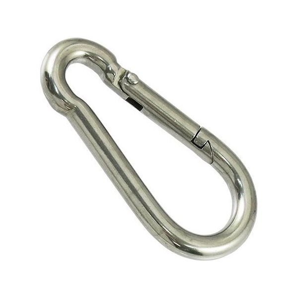 ひめじや ステンレス スプリングフック S #6 SS-6 1個 63-5462-56（直送品）