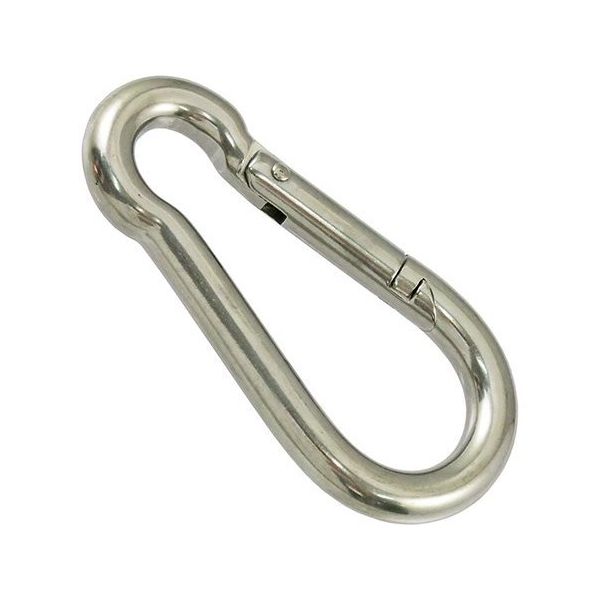 ひめじや ステンレス スプリングフック S #10 SS-10 1個 63-5462-58（直送品）