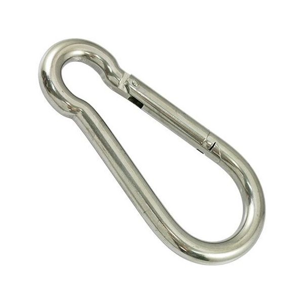 ひめじや ステンレス スプリングフック S #12 SS-12 1個 63-5462-59（直送品）