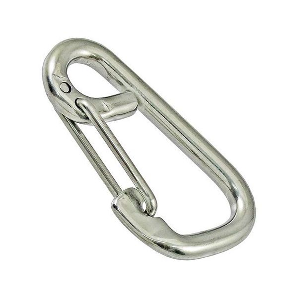 ひめじや ステンレス スプリングフック Z #6 SZ-6 1個 63-5462-64（直送品）