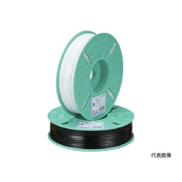 共和 PVCリール巻 4mm×600M 赤 QC-600-4A 1巻 61-5696-38（直送品）