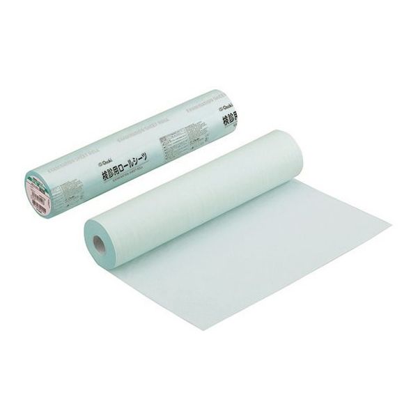 オオサキメディカル オオサキ検診用ロールシーツ 3730 グリーン 120回分 67-2981-91 1巻（直送品）