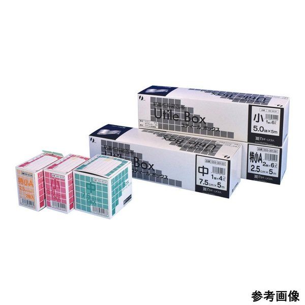 イワツキ 粘着性伸縮包帯(ユティール(R) ボックス)中 4巻入 003-30123 1箱(4巻) 66-0002-69（直送品） - アスクル